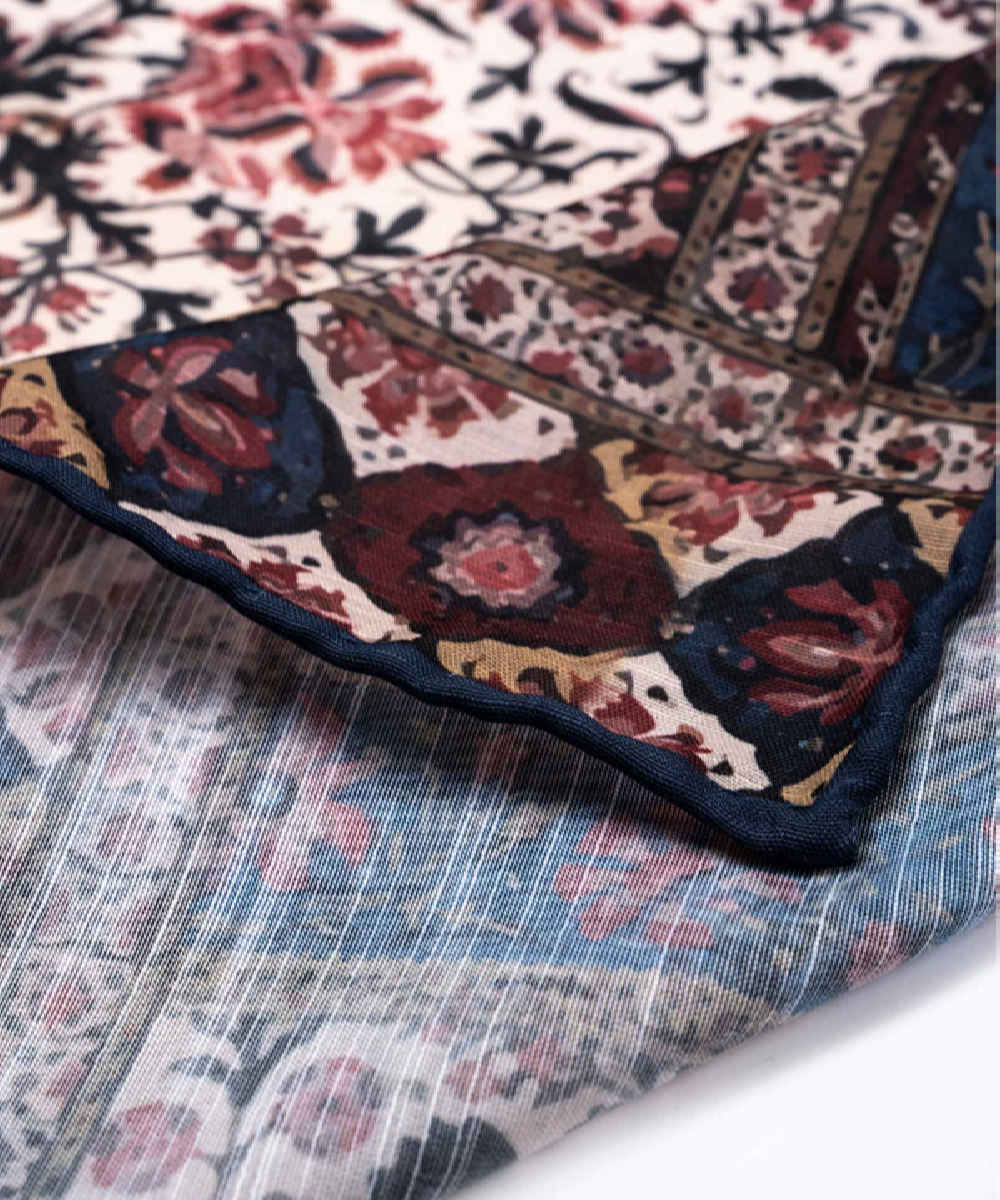 波斯女士真丝方巾 – 奢华亮丽 Golestan 款