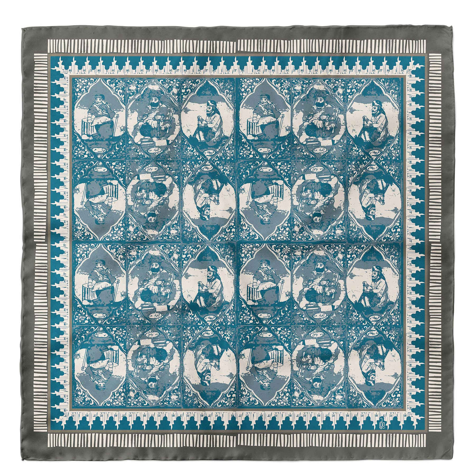 Main image of 波斯女士丝巾 – 奢华亮丽图案 Hamam Golzar 款