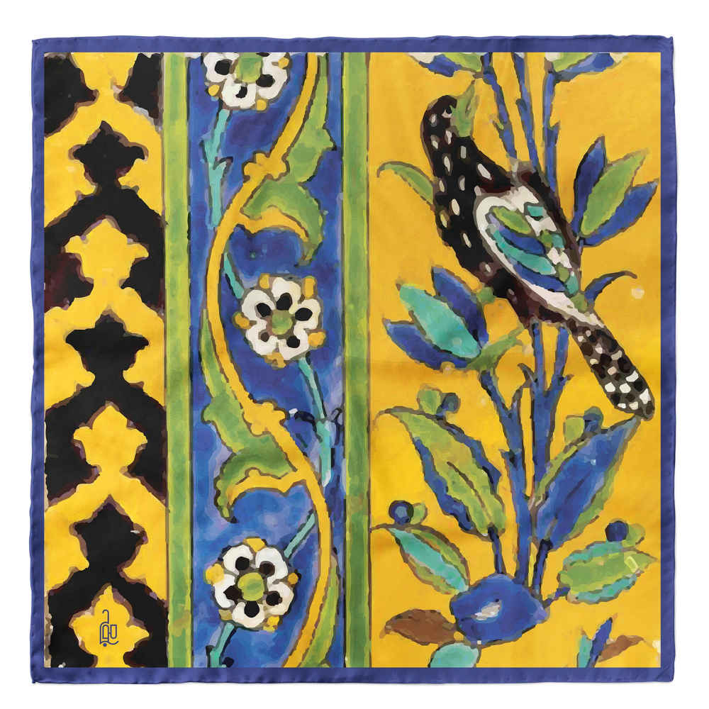 Main image of 波斯女士丝巾 – 奢华亮丽图案 Zaagh 款