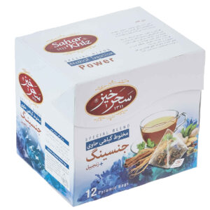 Saharkhiz草本茶混合：人参与姜（5包）