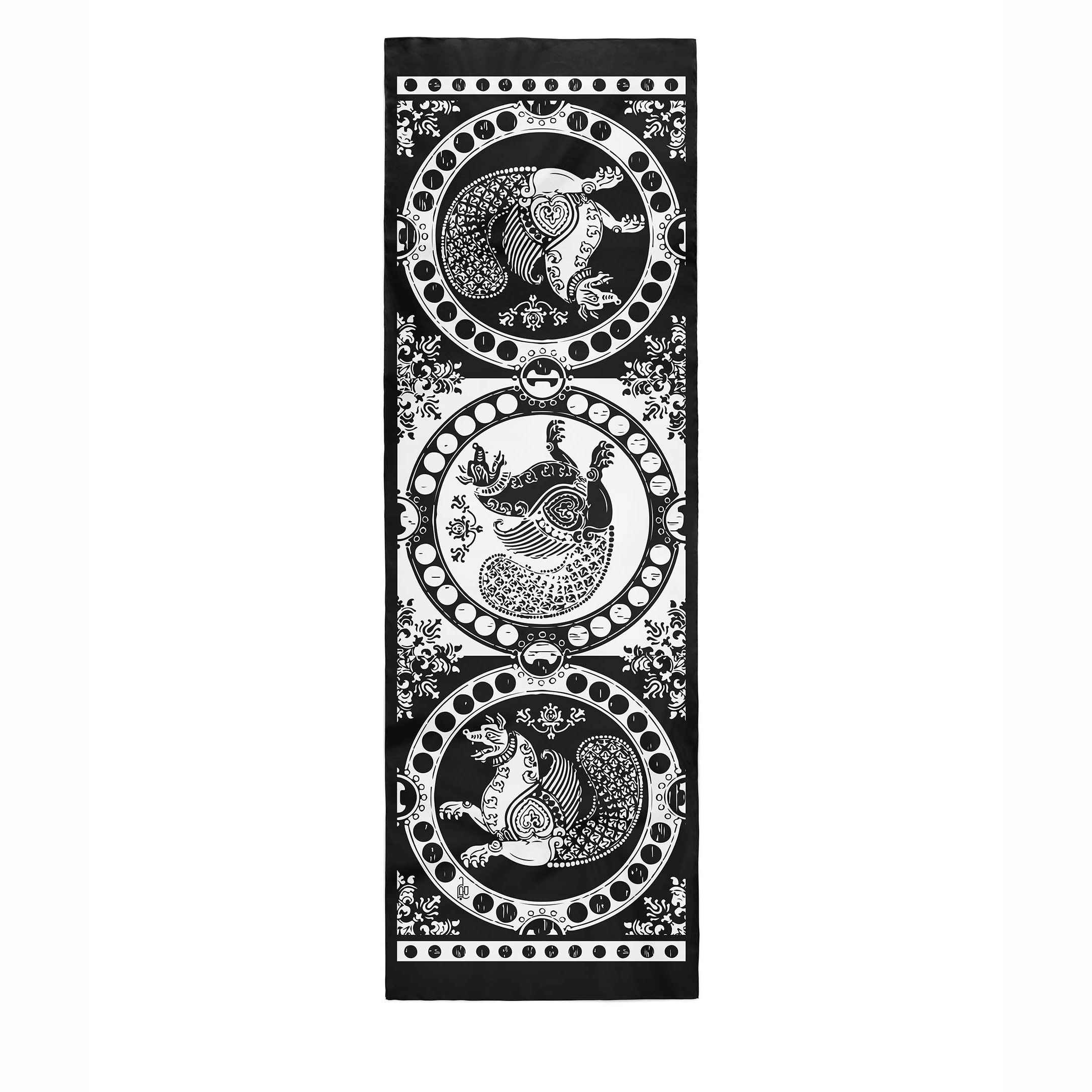 波斯艺术印花披肩 – Simorgh 款