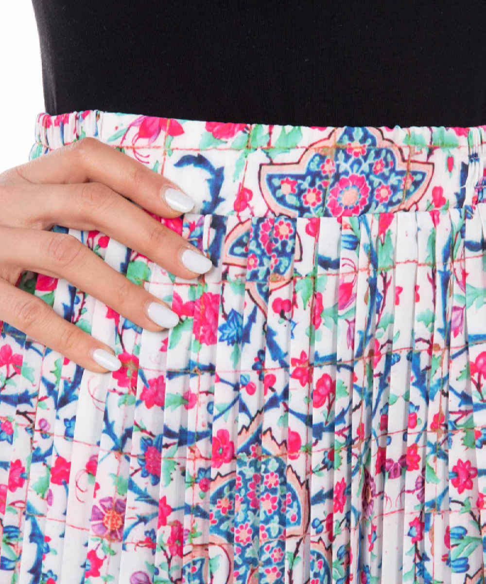 女士百褶中长裙款式 Hadi