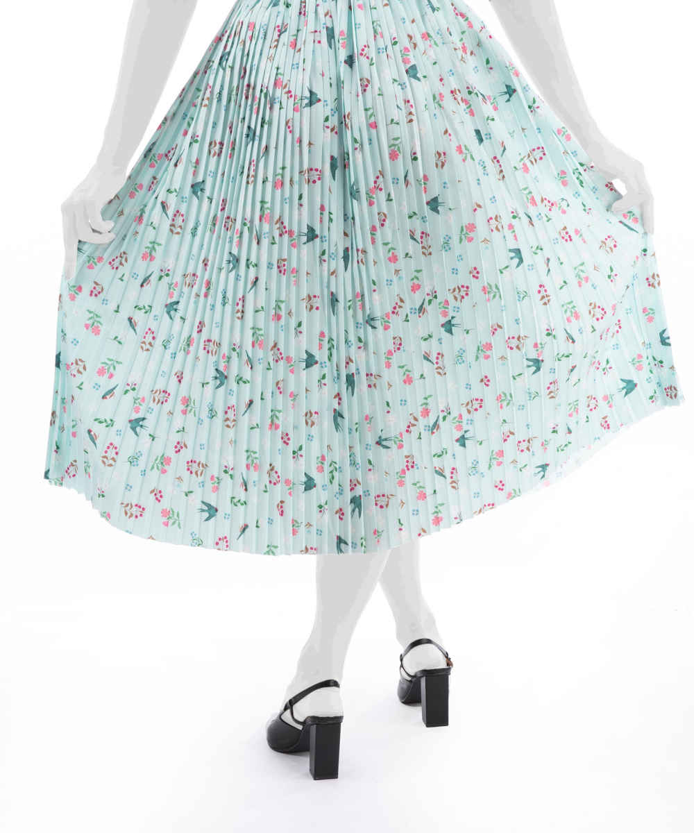 女士百褶中长裙款式 Javid