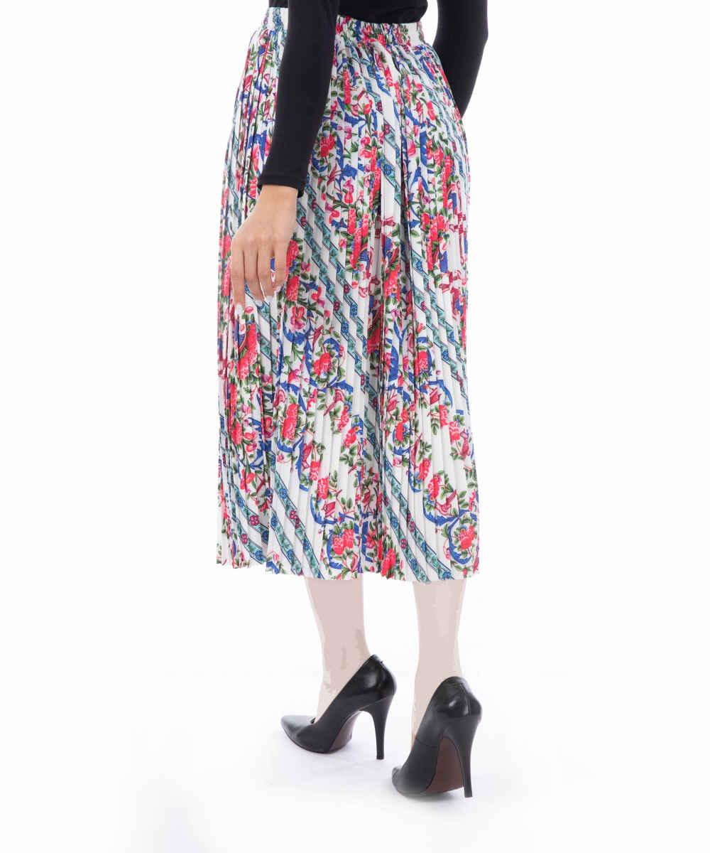 女士百褶中长裙款式 Vania