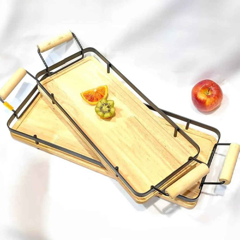 Main image of Karizma 茶具托盘——光滑木质表面，适合上菜