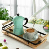 Thumbnail 3: Karizma 茶具托盘——光滑木质表面，适合上菜