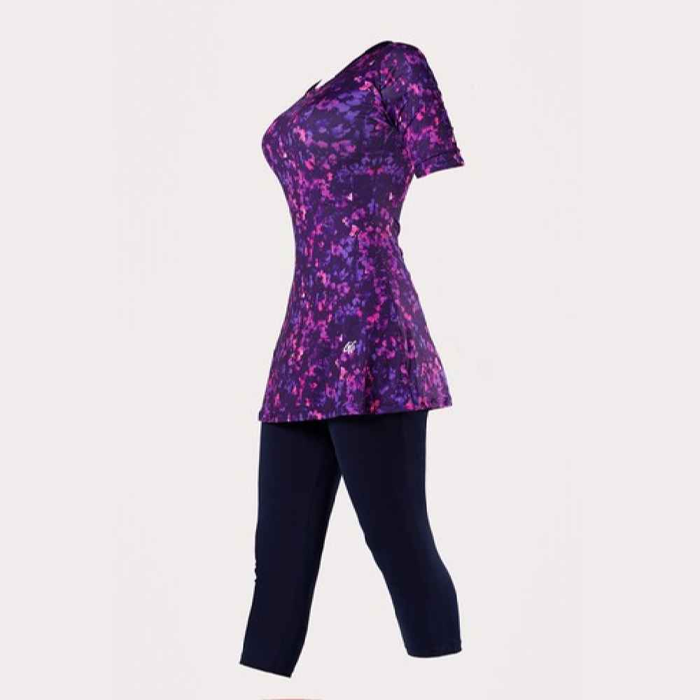 女士两件套短袖泳装 – Maha 款