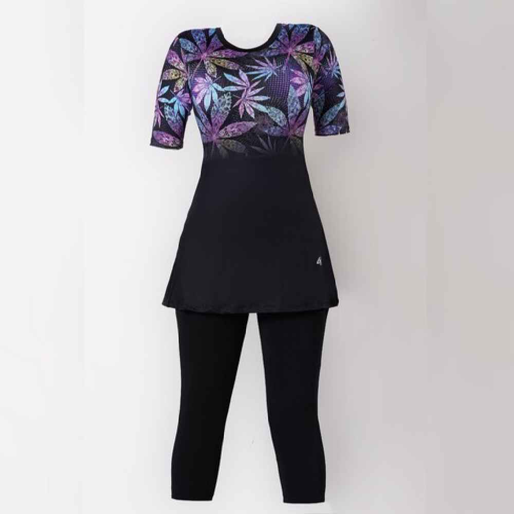 Main image of 女士两件套短袖泳装 – Sima 款