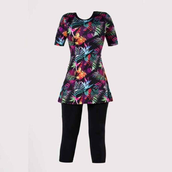 女士两件套短袖泳装 – Vafa 款