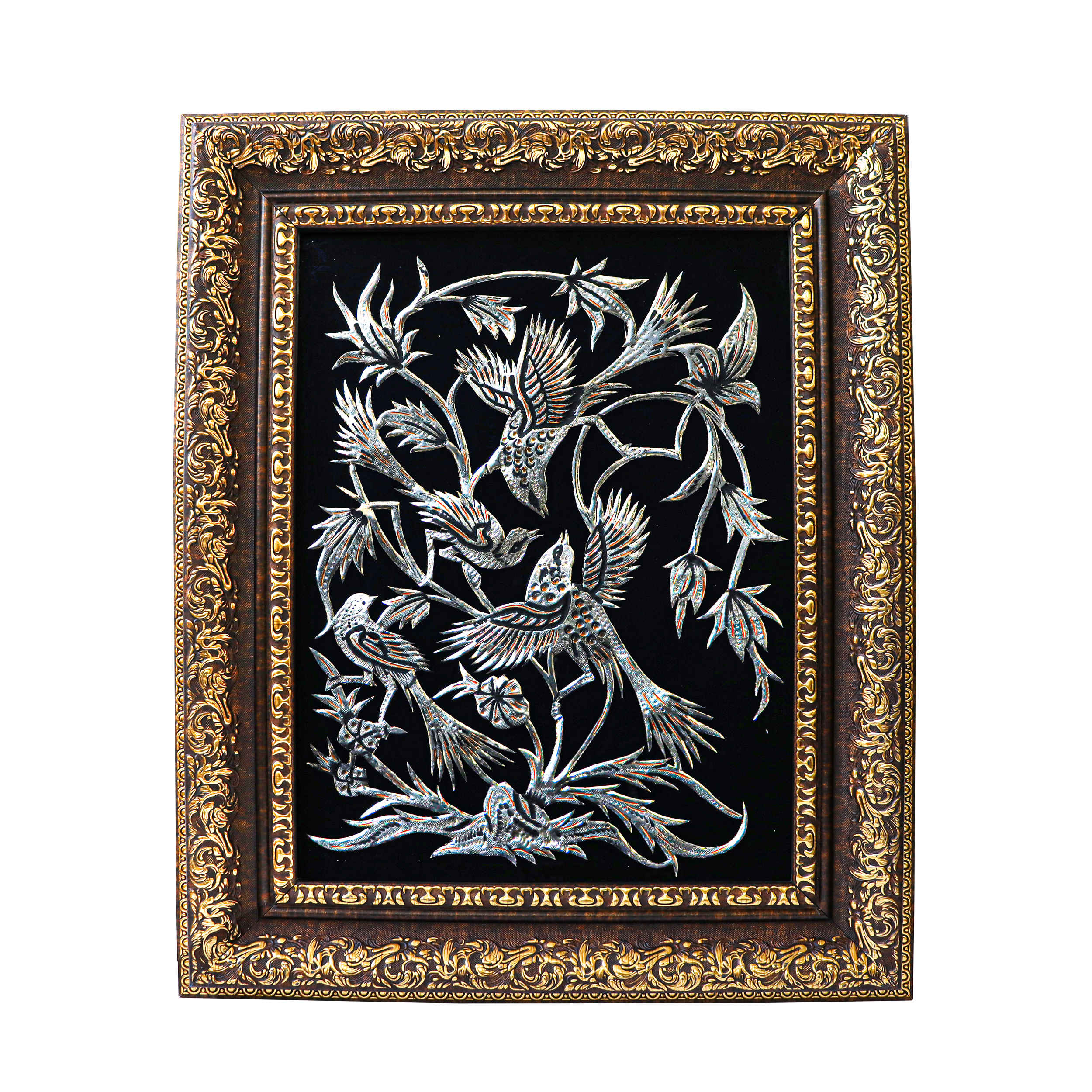 Main image of 手工镶框波斯雕刻铜艺术 “塔玛娜” – 传统墙饰