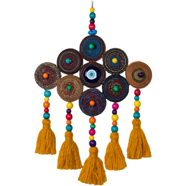 手工“邪眼”墙饰护身符 – 装饰款