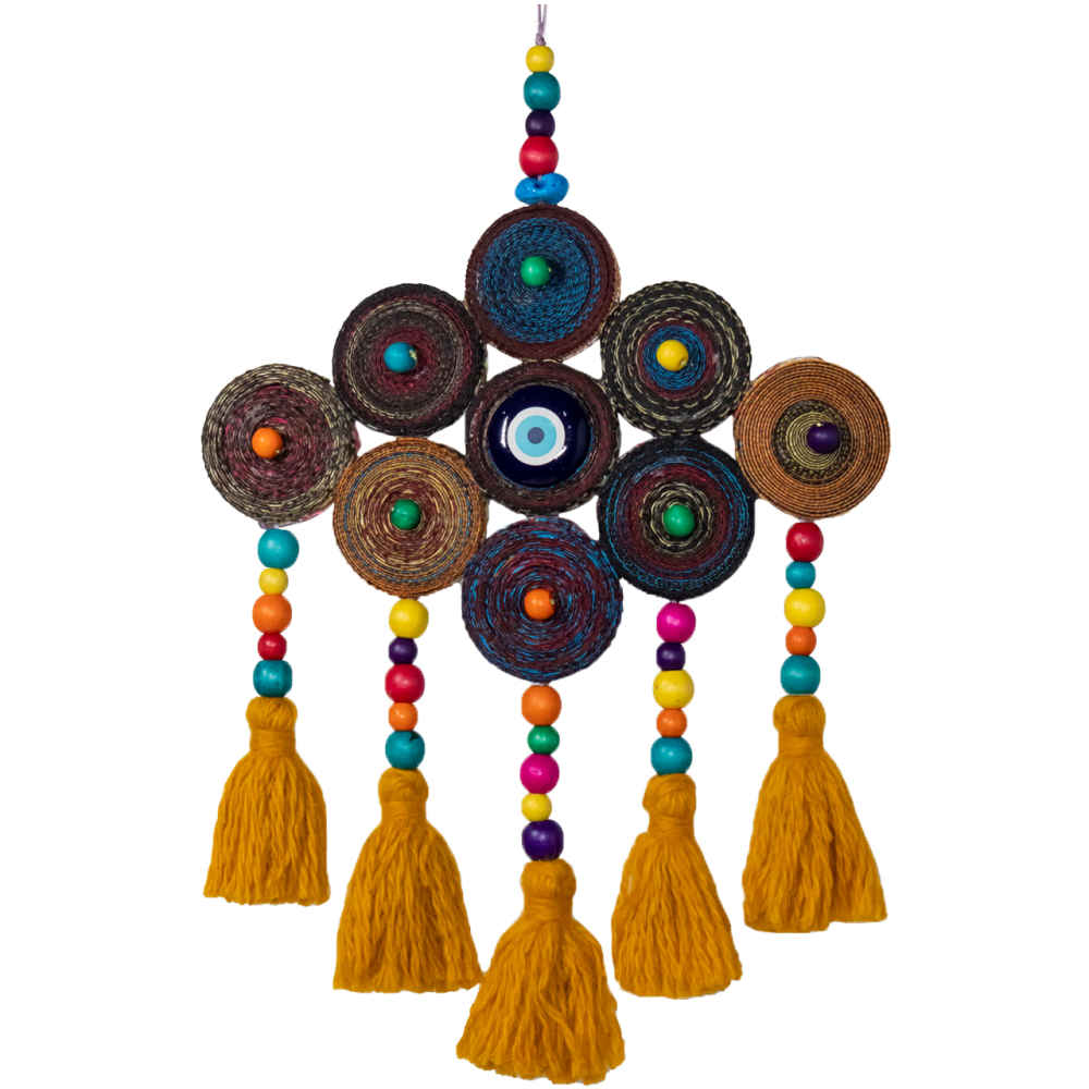 Main image of 手工“邪眼”墙饰护身符 – 装饰款