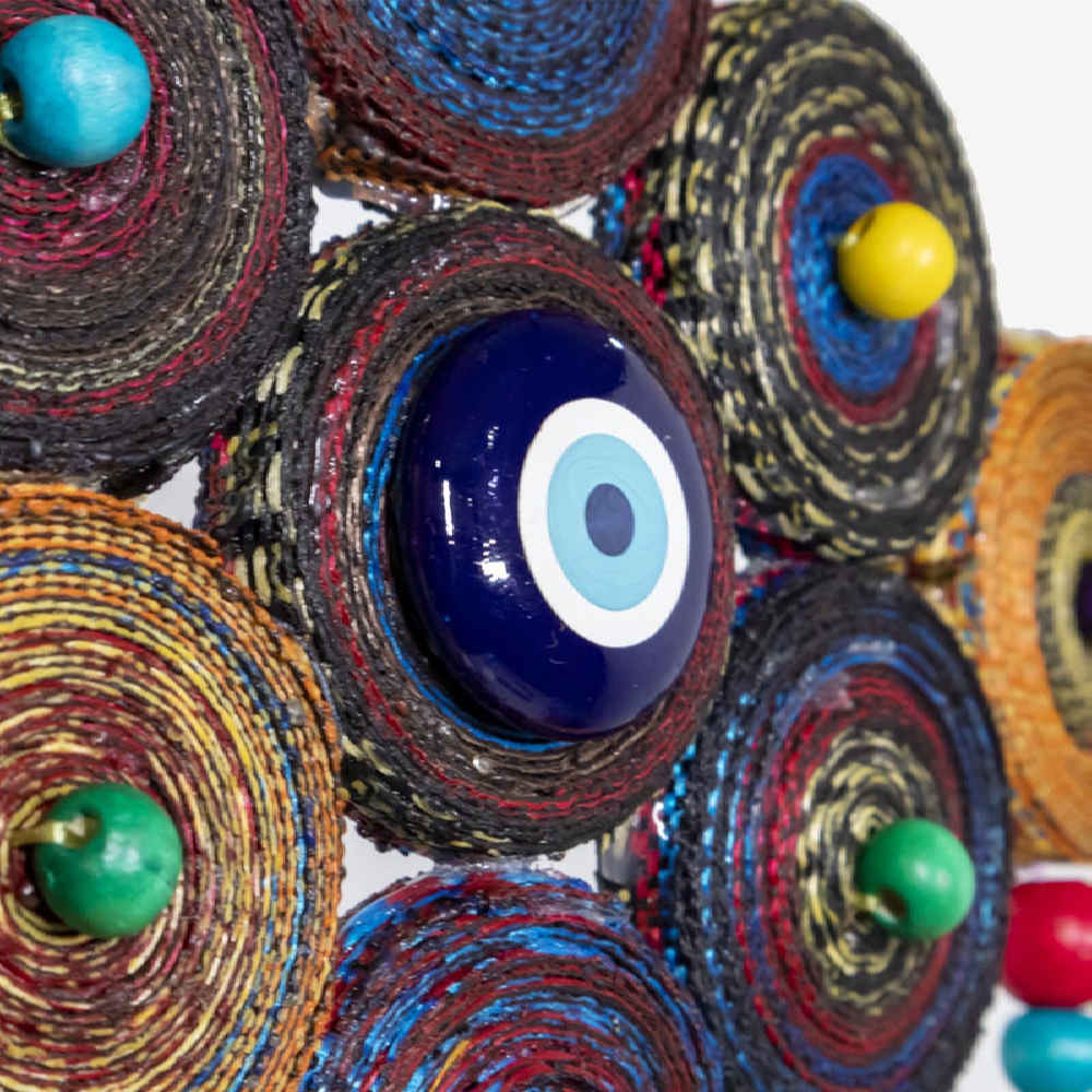 手工“邪眼”墙饰护身符 – 装饰款