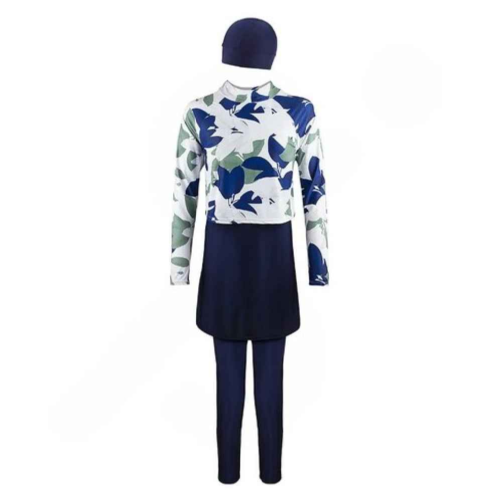 Main image of 伊斯兰海军蓝女士保守泳装