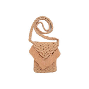 手工编织 Macrame 斜挎肩包，奢华手工 Sana