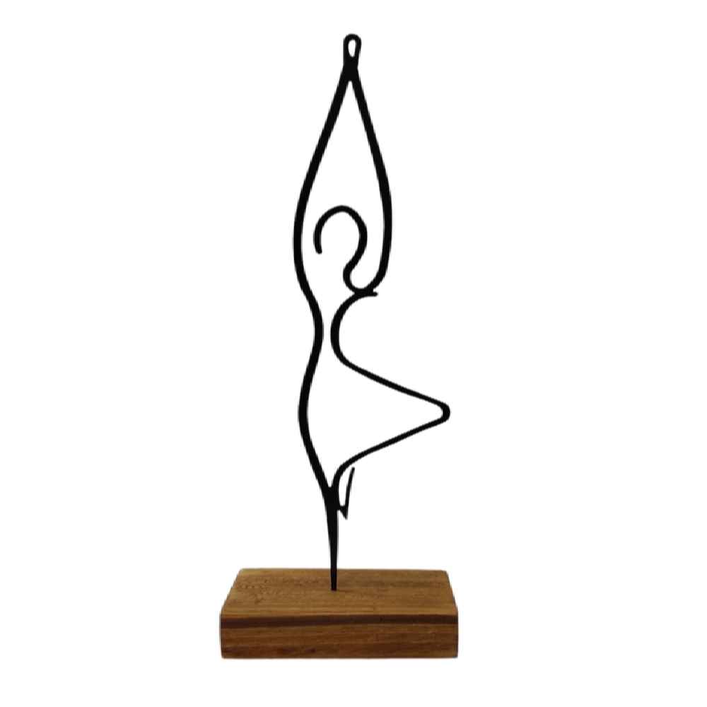 Main image of 金属极简雕塑 – 芭蕾舞演员造型