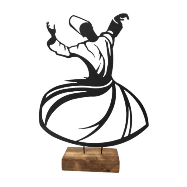 金属极简雕塑 – 旋舞舞者造型艺术品