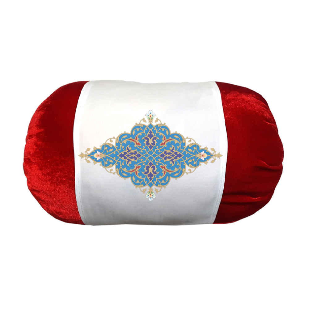 Main image of 天鹅绒面料的波斯圆柱抱枕 Sima 款