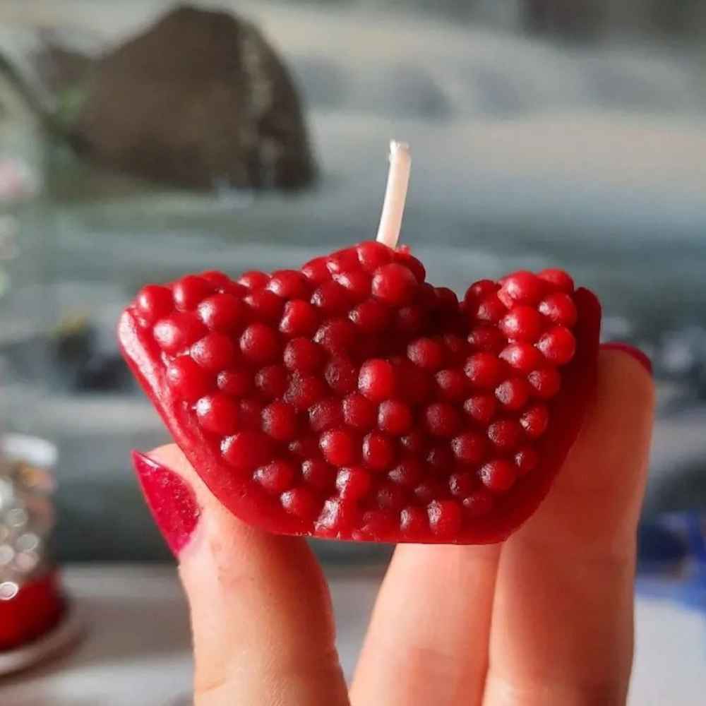 石榴硅胶蜡烛模具