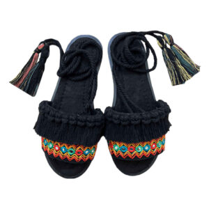 后带式手工编织波西米亚凉鞋 – Sahel 款