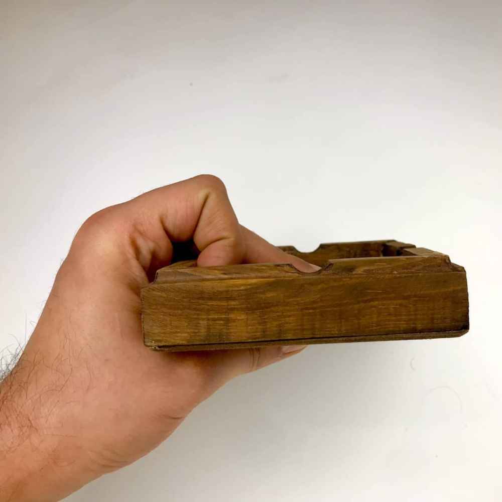 波斯木制烟灰缸 – 传统瓷砖“索纳提”设计