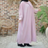 Thumbnail 4: 优雅穆斯林女士阿巴亚——柔绉纱面料