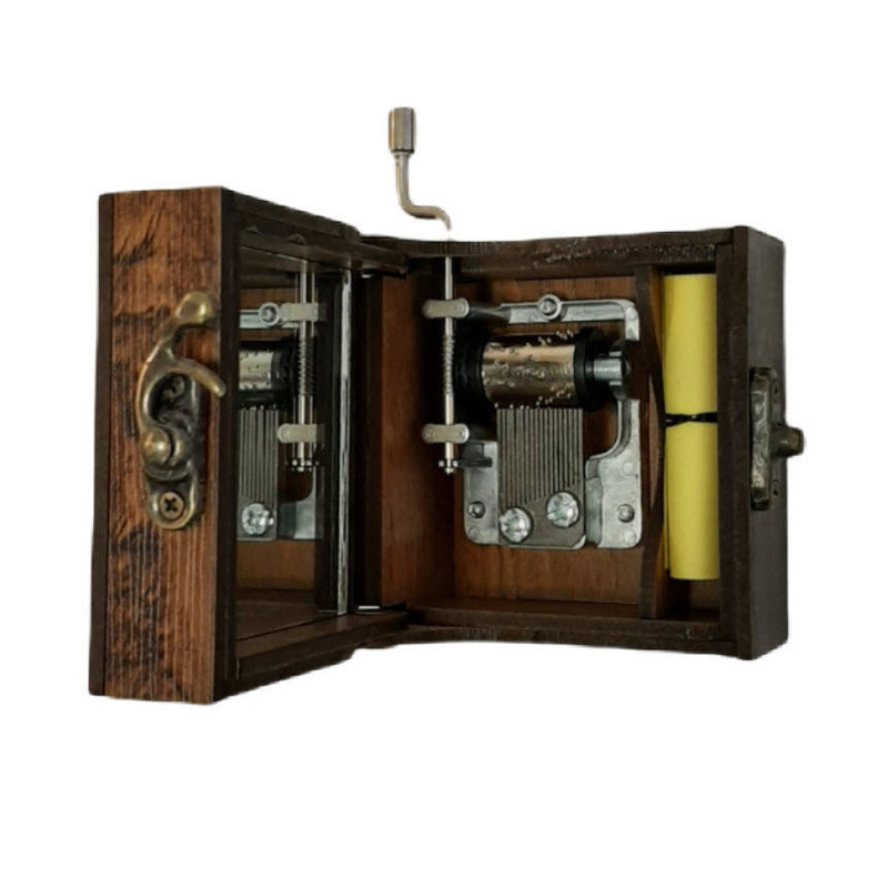 手摇木制音乐盒——Sahar款