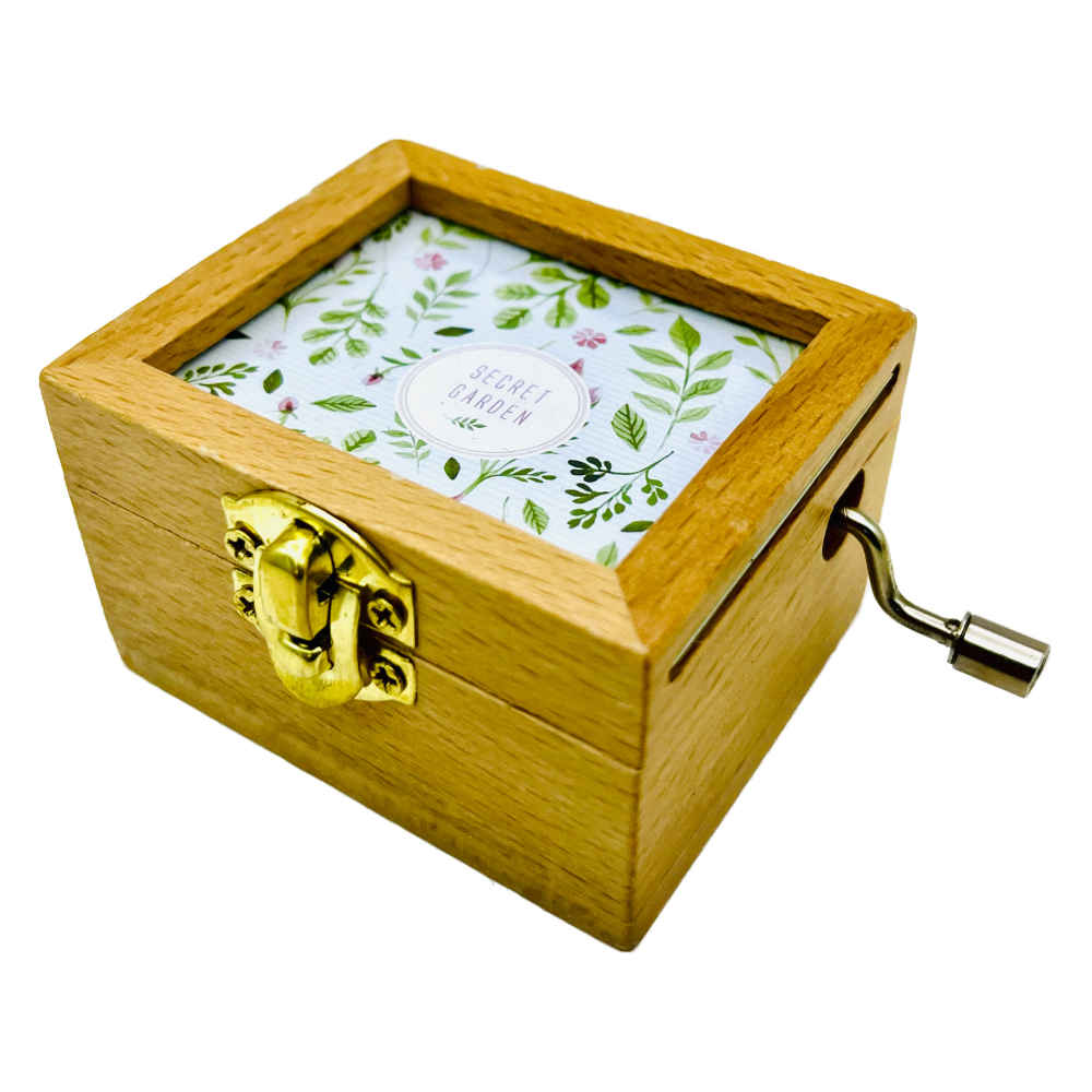 Main image of 手摇木制音乐盒——太阳款