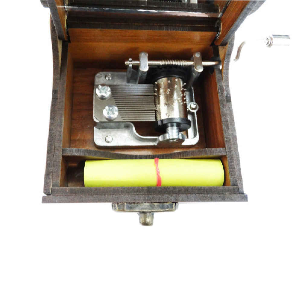 手摇木制音乐盒——Hedyeh款