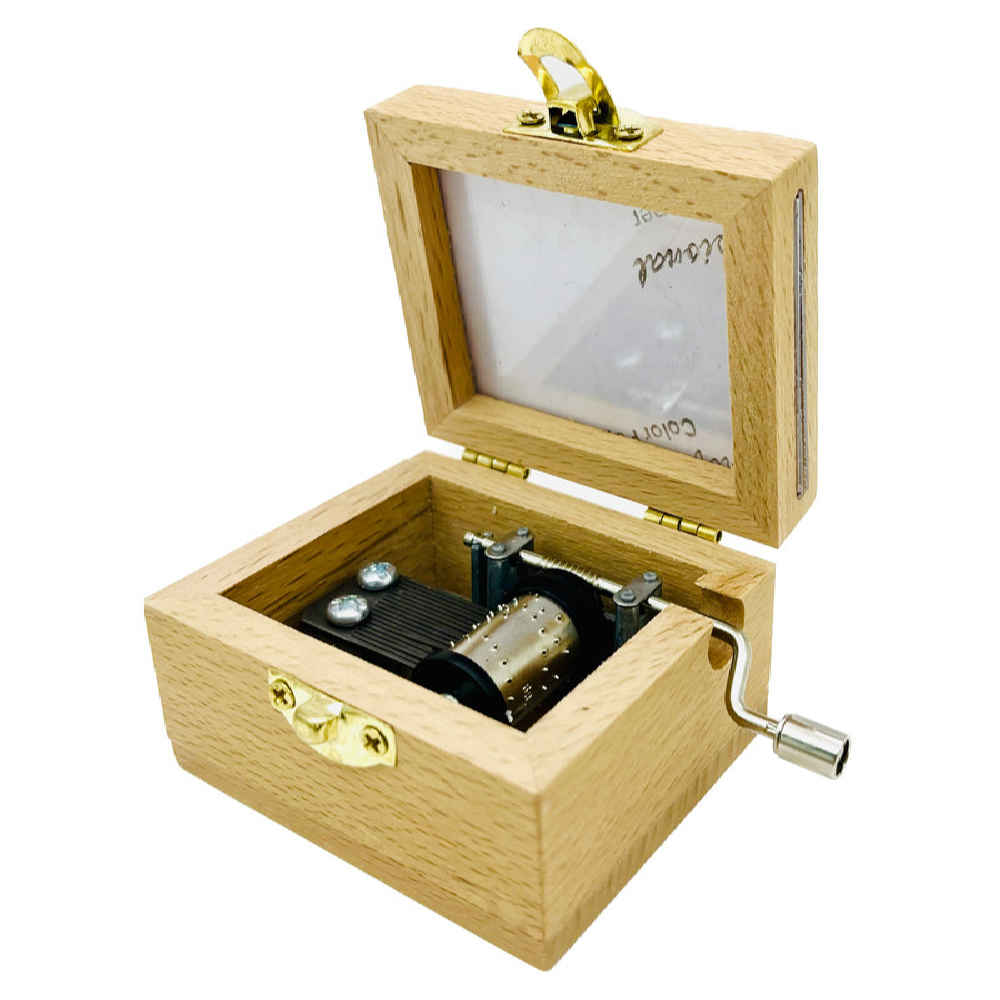 手摇木制音乐盒——太阳款