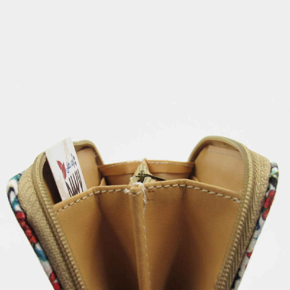 布质女士钱包,波斯艺术风格 Firoozeh 图案