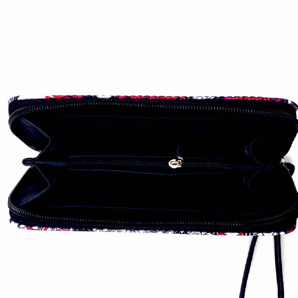 布质女士钱包,波斯艺术风格 Bahareh 图案