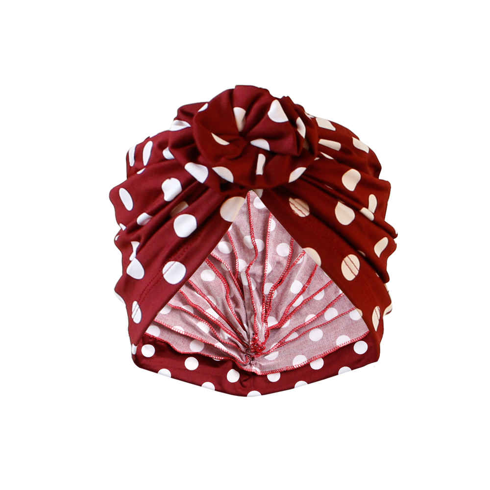 Main image of 女士预绑头巾帽 – Saina 款