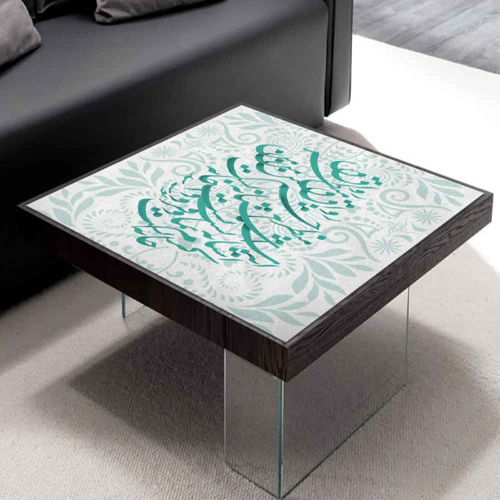 波斯书法丝绒桌旗 – 型号 Jahan