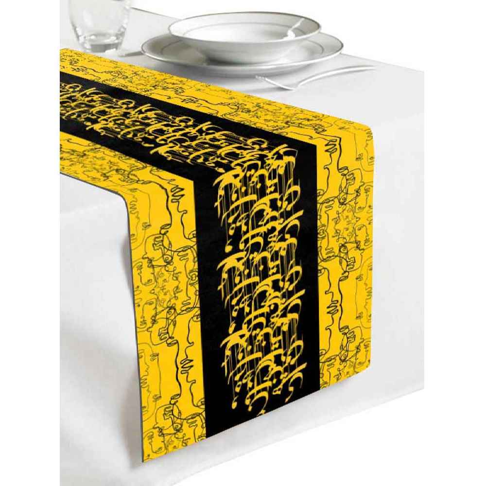 Main image of 波斯书法丝绒桌旗 – 型号 Afagh