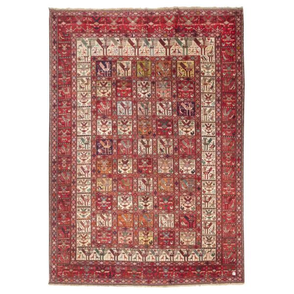 波斯羊毛基里姆地毯 手工编织于大不里士 传统 Kheshti