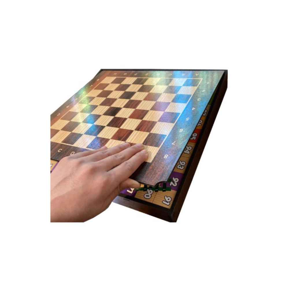 4合1 多功能棋盘套装 – 多样玩法，经典游戏