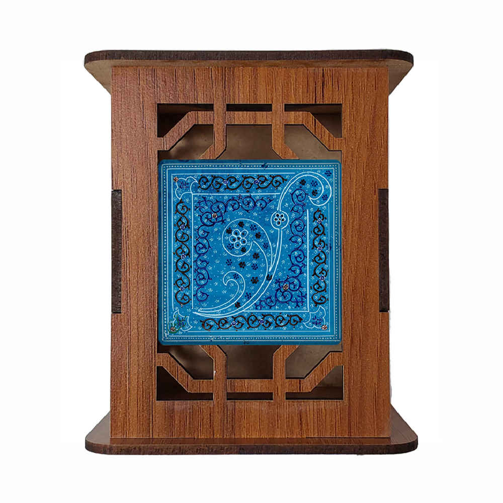 Main image of Aroosha 系列 – 木质桌面笔筒，波斯图案