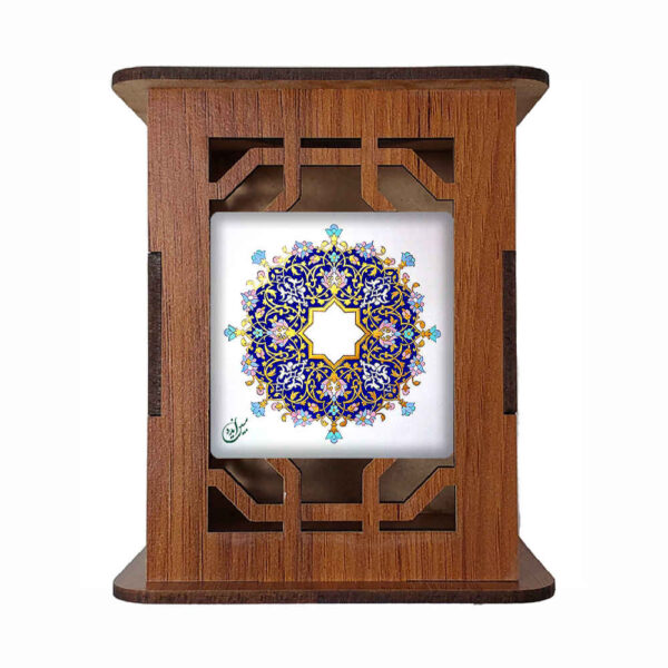 Omid 风格 – 波斯风木质笔筒，办公桌使用