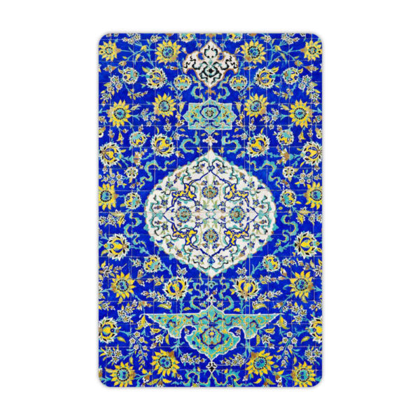 波斯信用卡贴纸 – 蓝色图案款