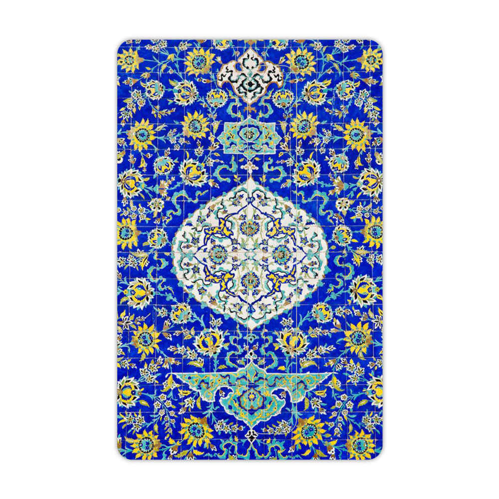 Main image of 波斯信用卡贴纸 – 蓝色图案款