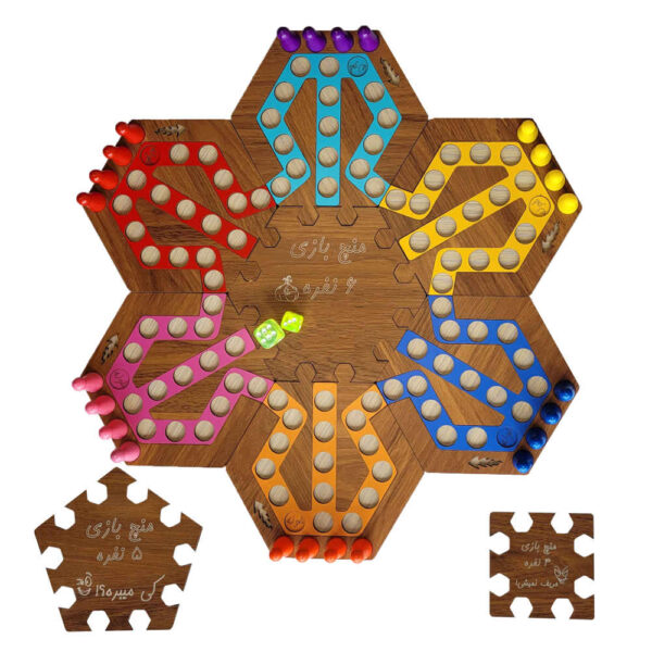 “别生气” & “蛇与梯子”游戏套装 – 适合6名玩家