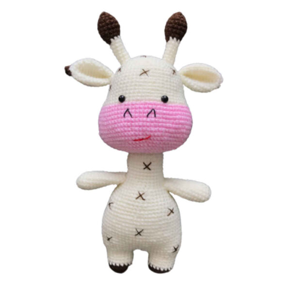 阿米igurumi 长颈鹿毛绒玩具 – 手工钩织玩偶 | 独特可拥抱