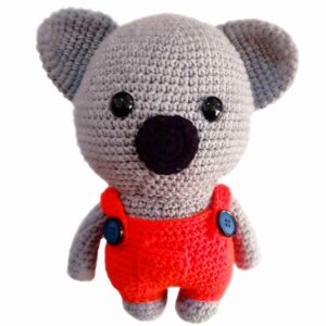 阿米igurumi 考拉毛绒玩具 – 手工钩织玩偶 | 舒适可抱