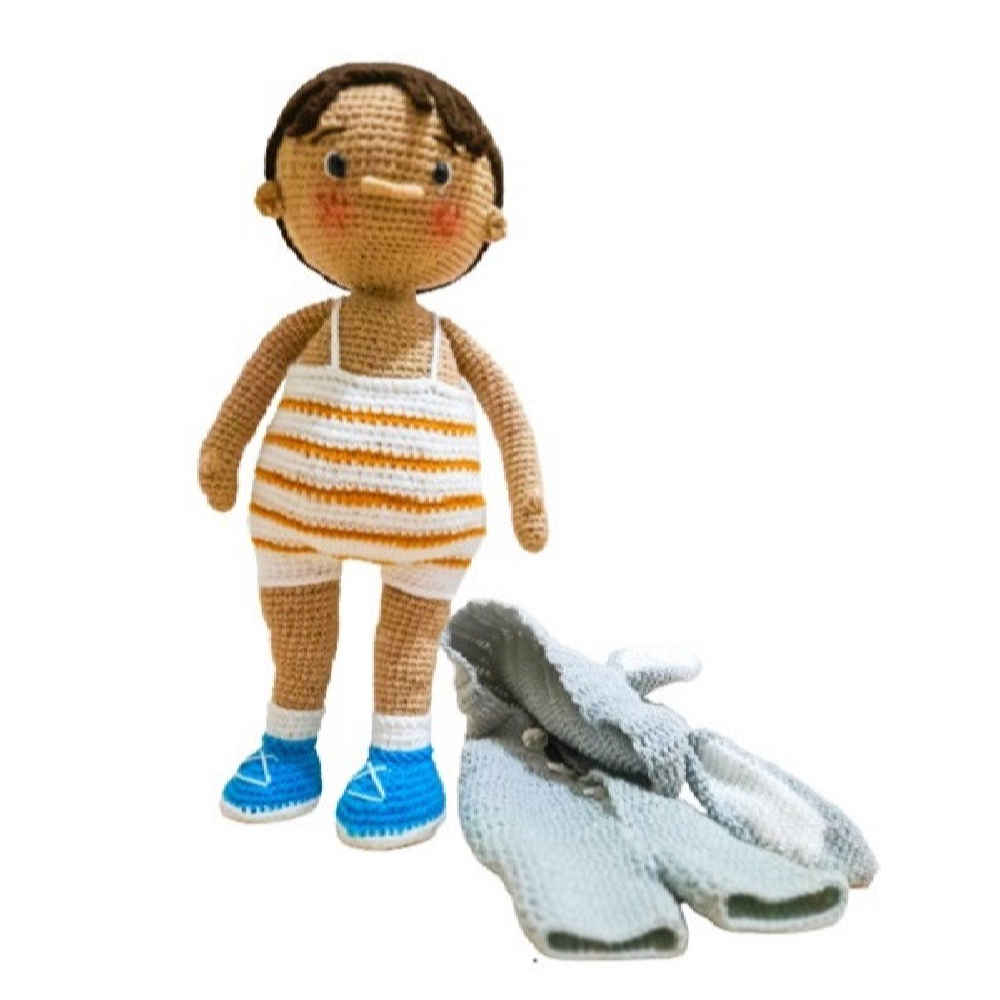 《阿米古鲁米手工钩针布偶 — 西蒙款 | 软毛绒玩具》