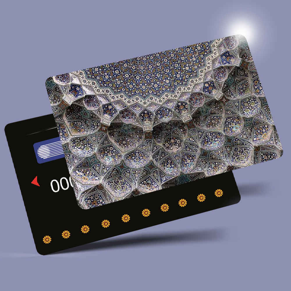 波斯信用卡贴纸 – Golestan 设计款