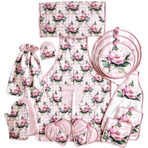 15件套花卉厨房围裙 型号 Maral