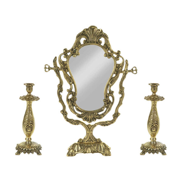 波斯黄铜镜框与烛台套装 – Star 设计