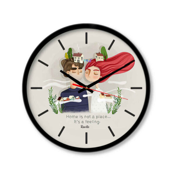 幻想现代印花桌面时钟 款式 家居