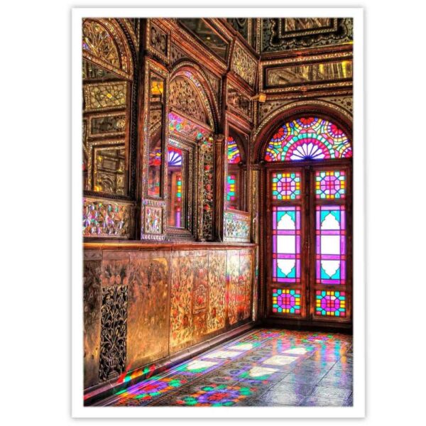 波斯PVC画框印刷 – “戈勒斯坦宫”墙面艺术